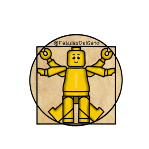 Hombre Vitruvio Lego